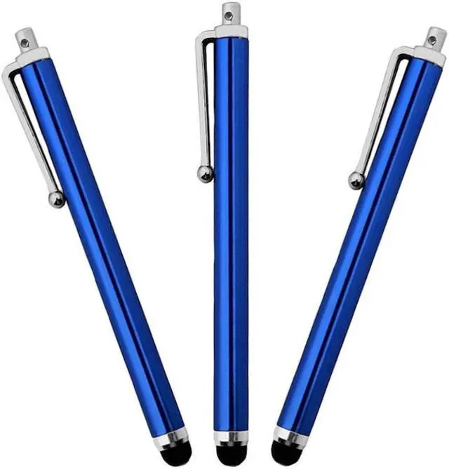 Main image of 3-Pack HD Easy Glider Capacitive Stylus Pen - Navy Blue