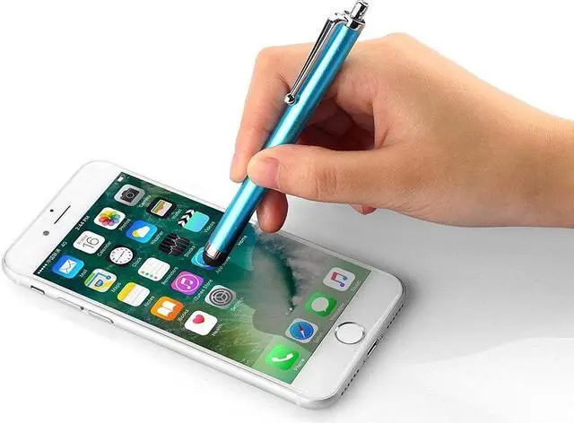 Alt view image 6 of 7 - 3-Pack HD Easy Glider Capacitive Stylus Pen - Navy Blue