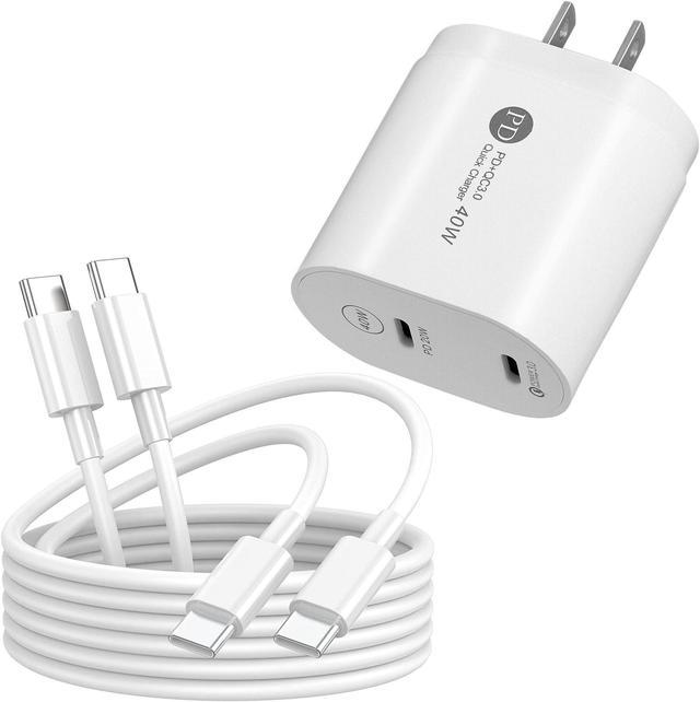 Double chargeur mural USB-C Power Delivery 3.0 40 W