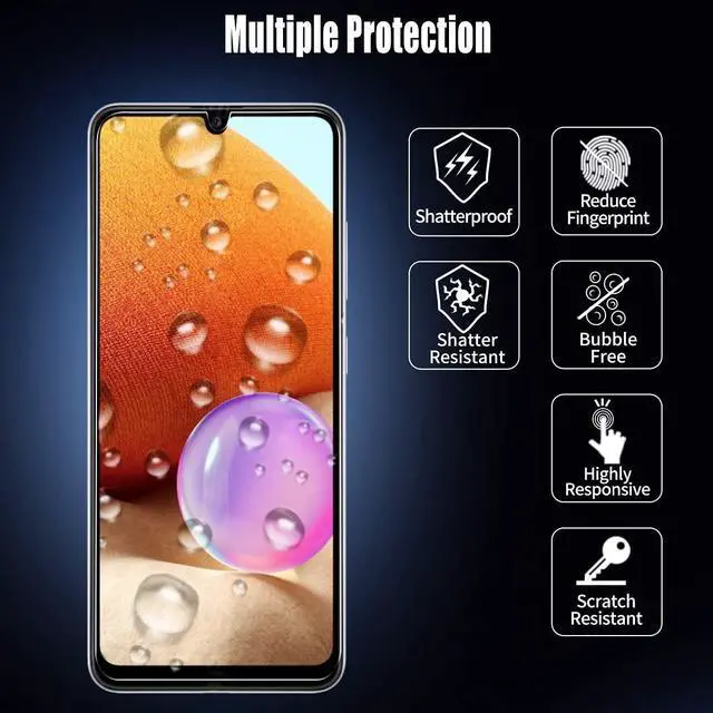 Alt view image 2 of 7 - 3-Pack Premium HD Tempered Glass Screen Protector for Samsung Galaxy A13 5G / 4G