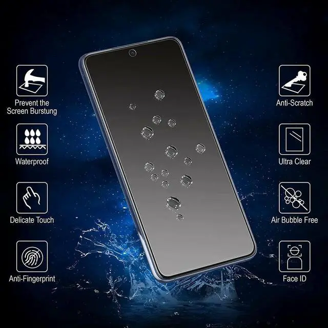 Alt view image 3 of 7 - 3+3 Combo Pack 3-Pack Tempered Glass Screen Protector + 3-Pack Camera Lens Protector for Samsung Galaxy S21 FE 5G