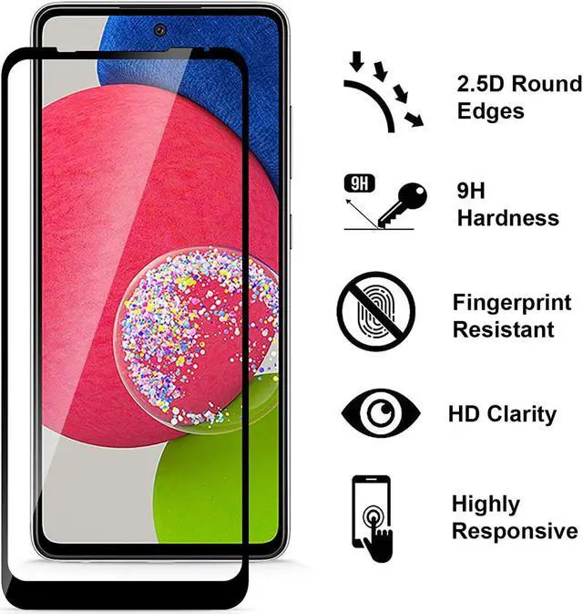 Alt view image 2 of 4 - Premium Full Coverage HD Tempered Glass Screen Protector for Motorola Moto G Power 2022