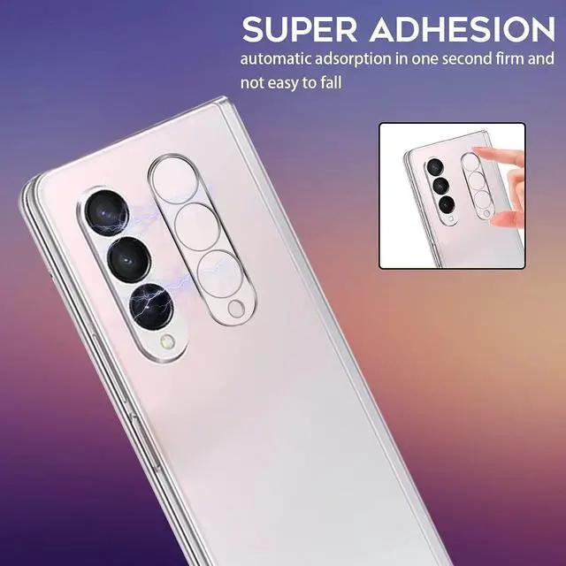 Alt view image 6 of 6 - HD Camera Lens Tempered Glass Protector for Samsung Galaxy Z Fold 3 5G