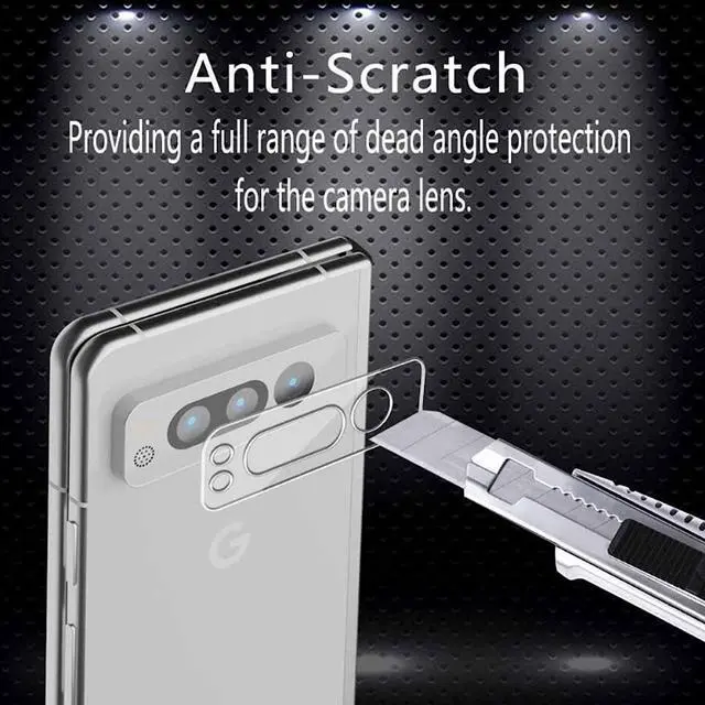 Alt view image 3 of 7 - HD Tempered Glass Camera Lens Protector for Google Pixel Fold