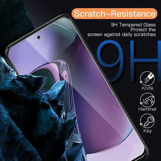 Alt view image 4 of 7 - Tempered Glass Screen Protector + Camera Lens Protector for Motorola Moto G Stylus 5G 2023