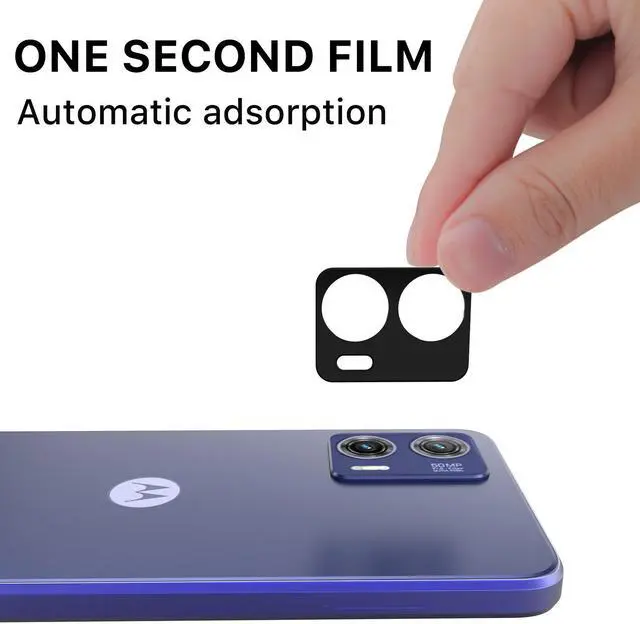 Alt view image 6 of 6 - 2-Pack HD Tempered Glass Camera Lens Protector for Motorola Moto G 5G 2023 - Black