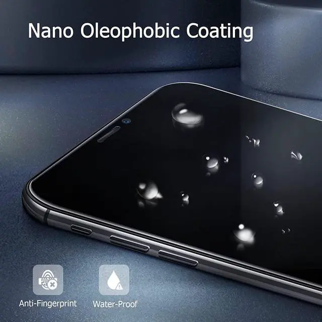 Alt view image 6 of 7 - Anti-Spy Privacy Tempered Glass Screen Protector for iPhone 11 / iPhone XR