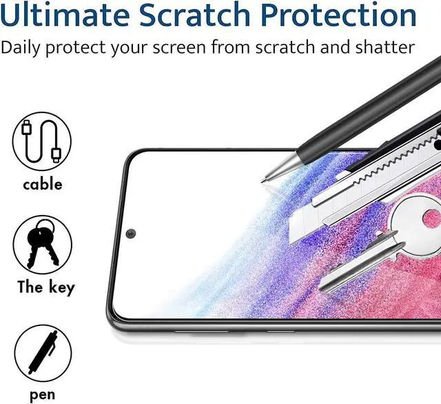 Alt view image 3 of 7 - Premium HD Tempered Glass Screen Protector for Samsung Galaxy A53 5G