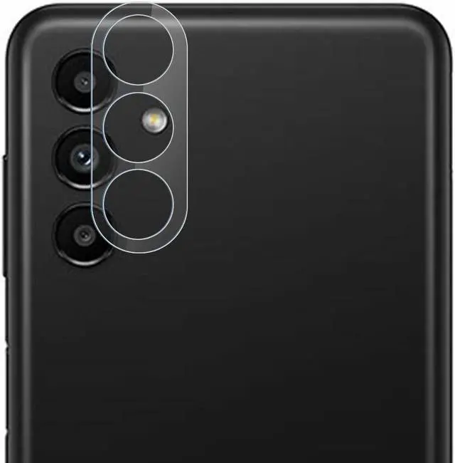 Alt view image 3 of 7 - 2+2 Combo Pack 2-Pack Tempered Glass Screen Protector + 2-Pack Camera Lens Protector for Samsung Galaxy A13 5G