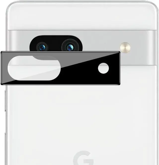 Alt view image 7 of 7 - 2-Pack HD Tempered Glass Camera Lens Protector for Google Pixel 7a - Black