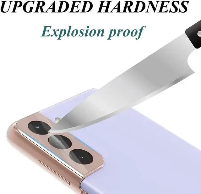 Alt view image 4 of 7 - HD Tempered Glass Camera Lens Protector for Samsung Galaxy S21 FE 5G