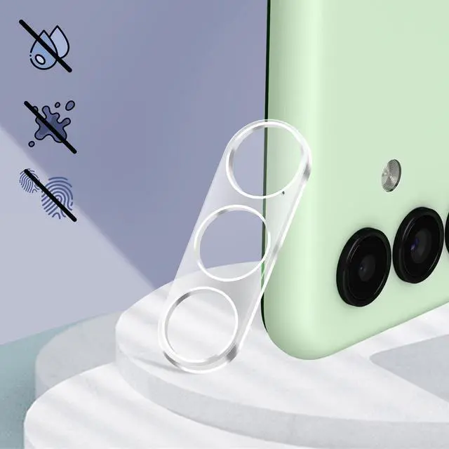 Alt view image 5 of 7 - HD Tempered Glass Camera Lens Protector for Samsung Galaxy A54 5G