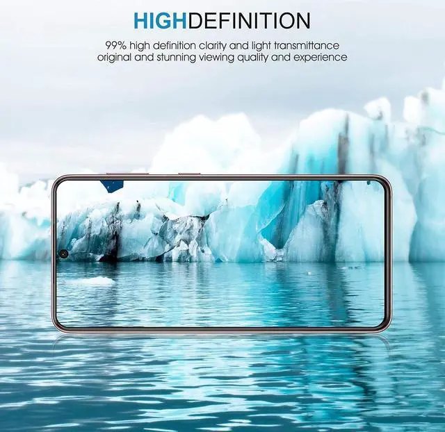 Alt view image 7 of 7 - Full Edged Tempered Glass Screen Protector + Camera Lens Protector (Black) for Samsung Galaxy S23