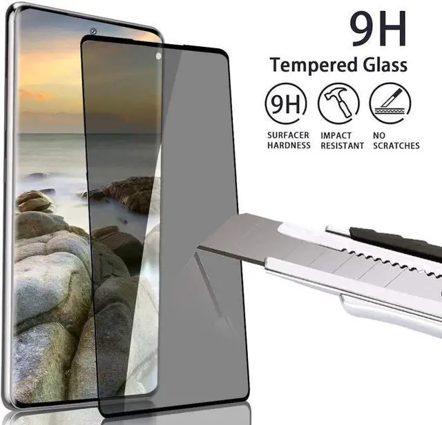Alt view image 5 of 7 - Privacy Tempered Glass Screen Protector for Samsung Galaxy S23