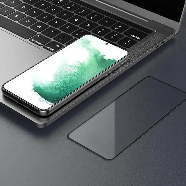 Alt view image 5 of 7 - 3-Pack Full Edged HD Tempered Glass Screen Protector for Samsung Galaxy S23