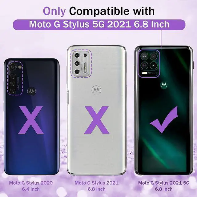 Alt view image 3 of 7 - Premium HD Full Coverage Tempered Glass Screen Protector for Motorola Moto G Stylus 5G 2021