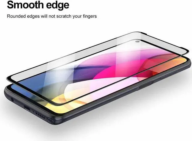 Alt view image 7 of 7 - Premium HD Full Coverage Tempered Glass Screen Protector for Motorola Moto G Stylus 5G 2021