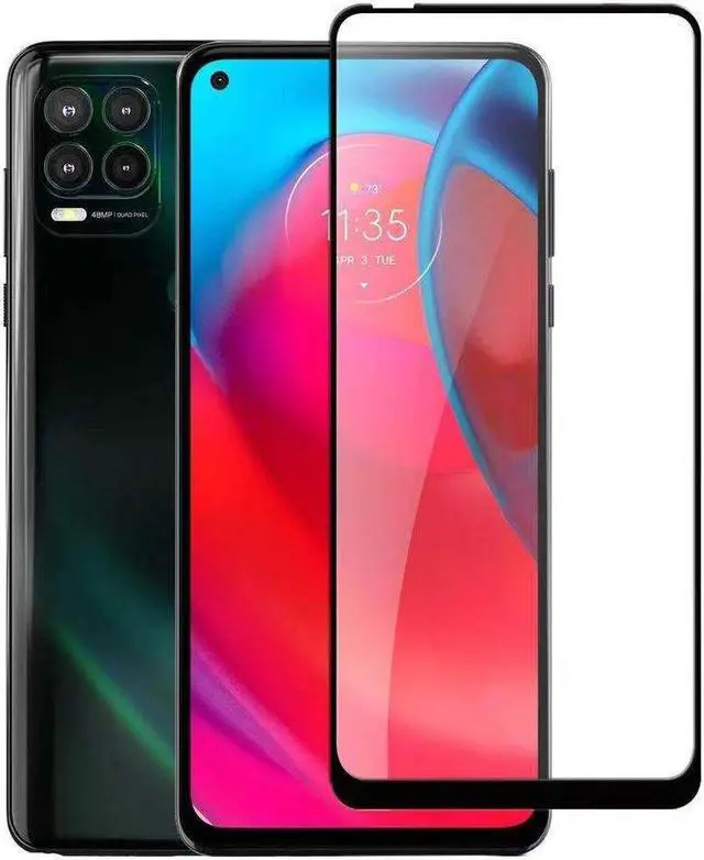 Main image of Premium Full Coverage HD Tempered Glass Screen Protector for Motorola Moto G Stylus 5G 2021