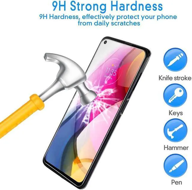 Alt view image 5 of 7 - Premium HD Tempered Glass Screen Protector for Motorola Moto G Stylus 5G 2021