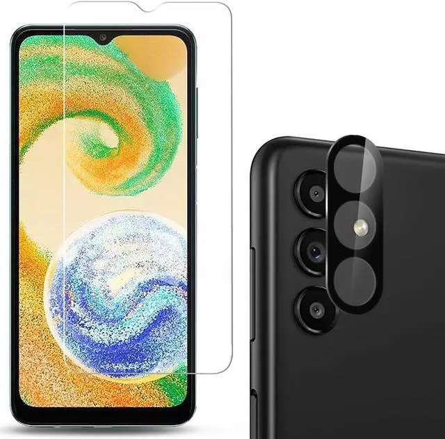 Main image of Tempered Glass Screen Protector + Camera Lens Protector (Black) for Samsung Galaxy A14 5G