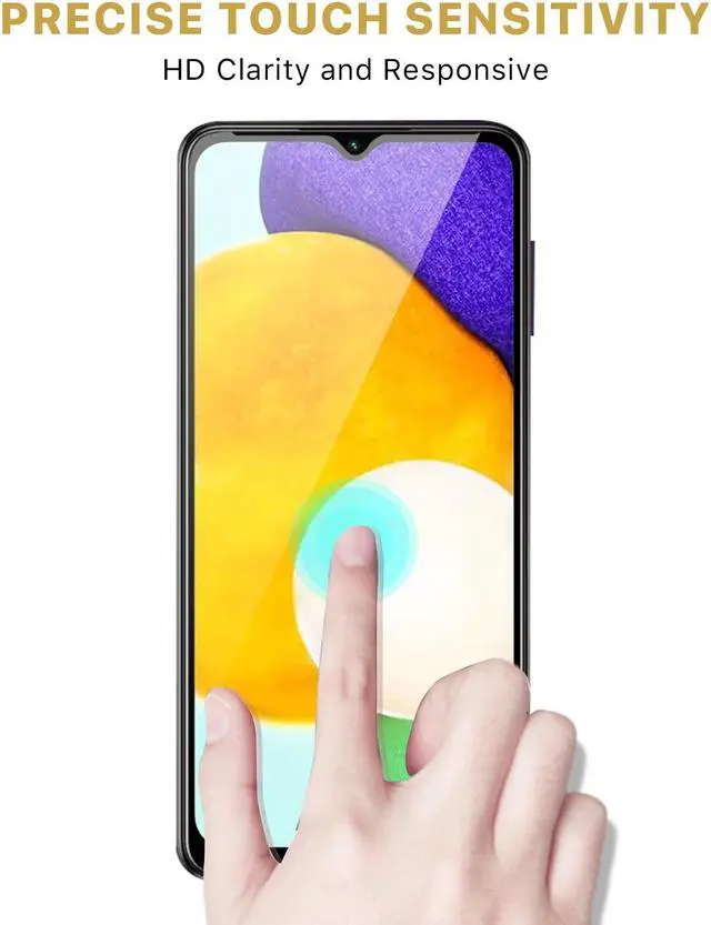 Alt view image 5 of 7 - Full Edged HD Tempered Glass Screen Protector for Samsung Galaxy A14 5G