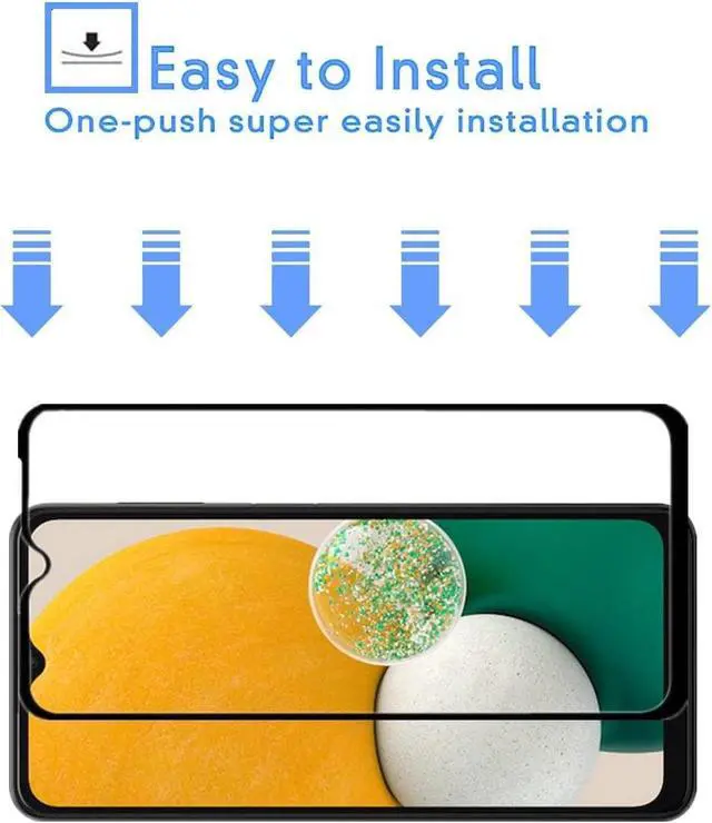 Alt view image 7 of 7 - Full Edged HD Tempered Glass Screen Protector for Samsung Galaxy A14 5G