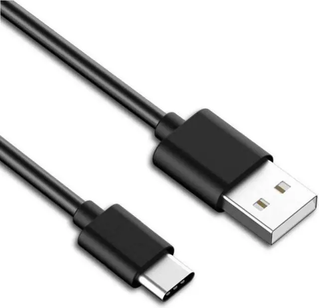 Alt view image 5 of 6 - 5 Ft. High-Speed USB-C to USB-A Charge & Sync Cable - Black