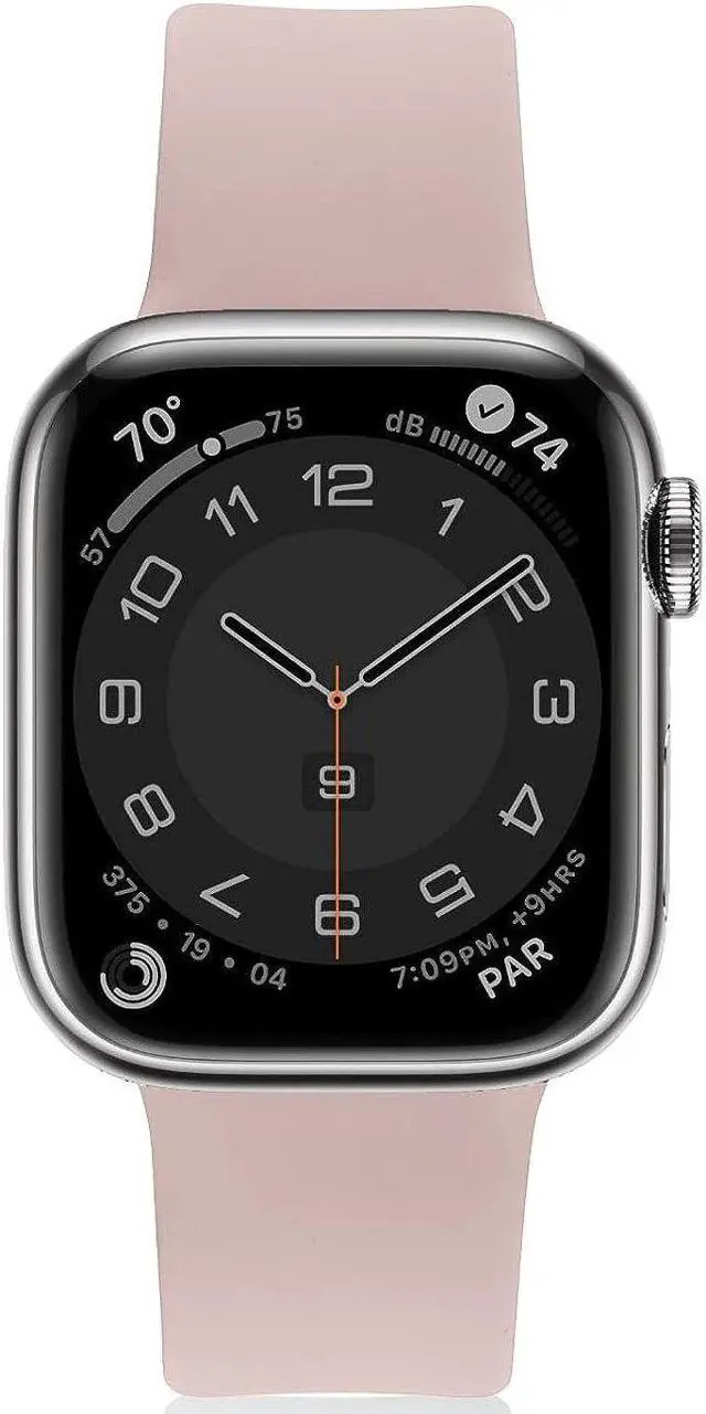 Alt view image 2 of 7 - Comfy Sport Band Watch Strap for Apple Watch 41mm / 40mm / 38mm - Pink Sand