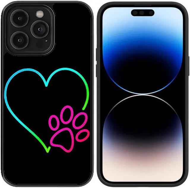 Main image of Sublimation Print Design Case for iPhone 14 Pro Max - Paw Love