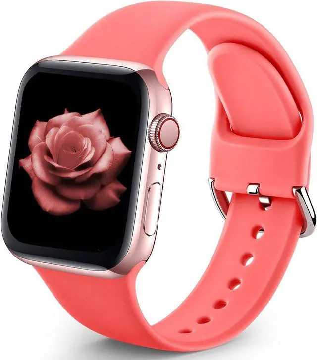 Main image of Comfy Sport Band Watch Strap for Apple Watch 41mm / 40mm / 38mm - Coral