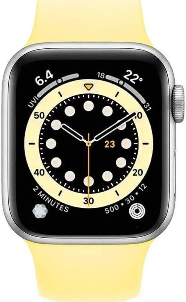 Alt view image 3 of 6 - Comfy Sport Band Watch Strap for Apple Watch 49mm / 45mm / 44mm / 42mm - Yellow