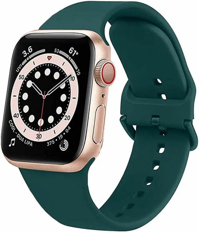 Main image of Comfy Sport Band Watch Strap for Apple Watch 49mm / 45mm / 44mm / 42mm - Green