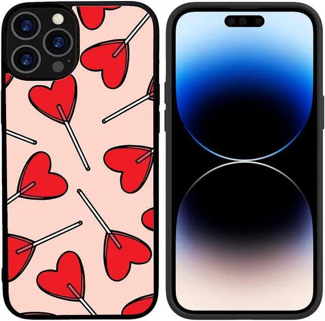 Main image of Sublimation Print Design Case for iPhone 14 Pro Max - Heart Lollipop