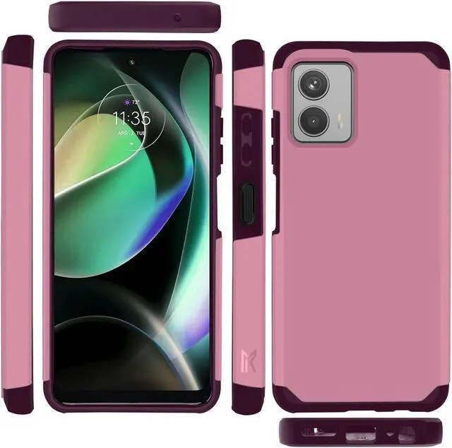 Alt view image 3 of 4 - Shockproof Air Cushion Hybrid Case for Motorola Moto G 5G 2023 - Fruity Wine