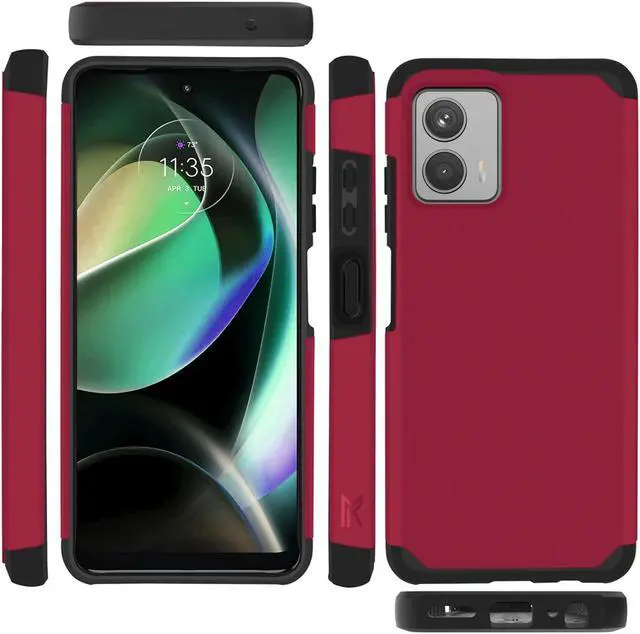 Alt view image 3 of 4 - Shockproof Air Cushion Hybrid Case for Motorola Moto G 5G 2023 - Virtual Pink