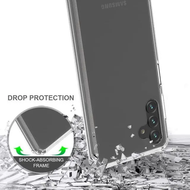 Alt view image 2 of 6 - Fusion Shield Tough Snap-on Transparent Case for Samsung Galaxy A13 5G - Clear