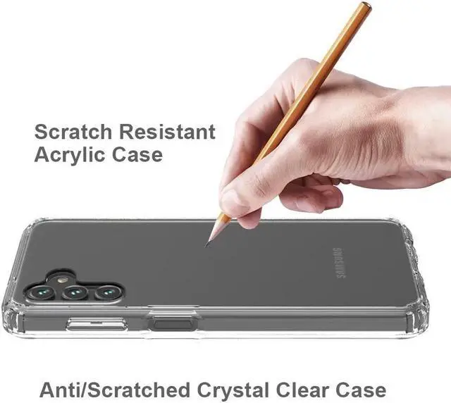 Alt view image 6 of 6 - Fusion Shield Tough Snap-on Transparent Case for Samsung Galaxy A13 5G - Clear