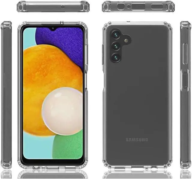 Alt view image 3 of 6 - Fusion Shield Tough Snap-on Transparent Case for Samsung Galaxy A13 5G - Clear