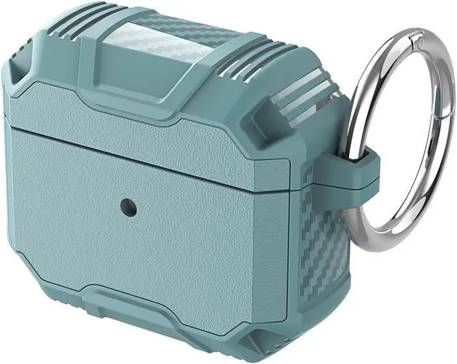 Main image of Carbon Series TUFF Hybrid Case for AirPods (3rd Generation) - Teal
