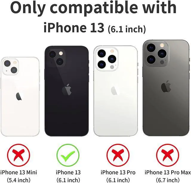 Alt view image 3 of 7 - Military Grade Finger Loop Case with 360° Rotating Ring Holder Kickstand for iPhone 13 - Silver