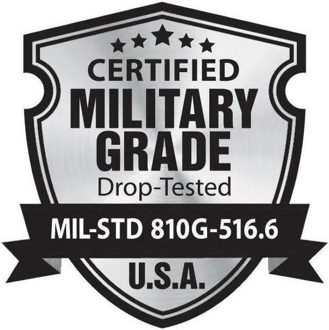 Alt view image 3 of 7 - Military Grade All-In-One Ring Stand Card Case for Motorola Moto G Play 2023 - Black