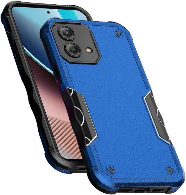 Main image of Military Grade Shockproof Hybrid Armor Case for Motorola Moto G Stylus 5G 2023 - Blue