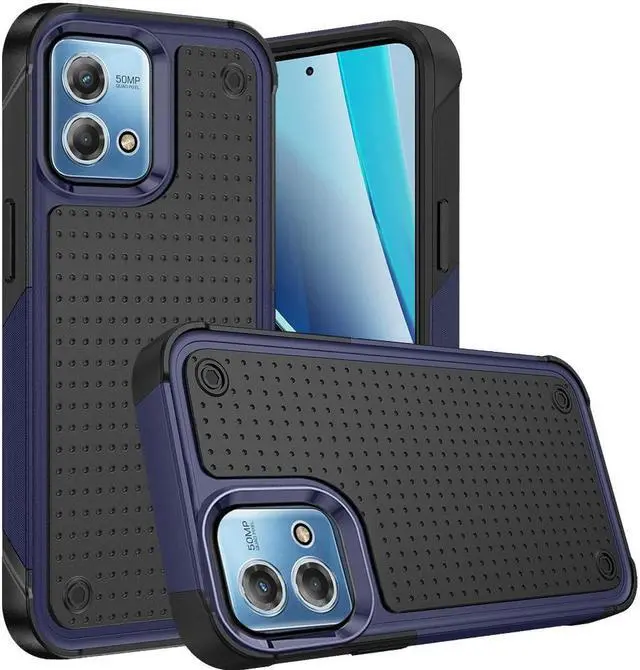 Main image of TUFF Dot Hybrid Armor Case for Motorola Moto G Stylus 5G 2023 - Blue
