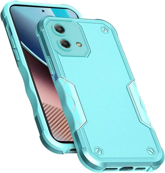 Main image of Military Grade Shockproof Hybrid Armor Case for Motorola Moto G Stylus 5G 2023 - Teal