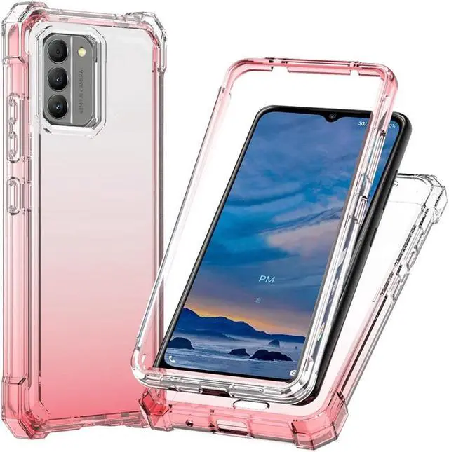 Main image of Military Grade Rugged Hybrid Case for Nokia G400 5G - Gradient Red