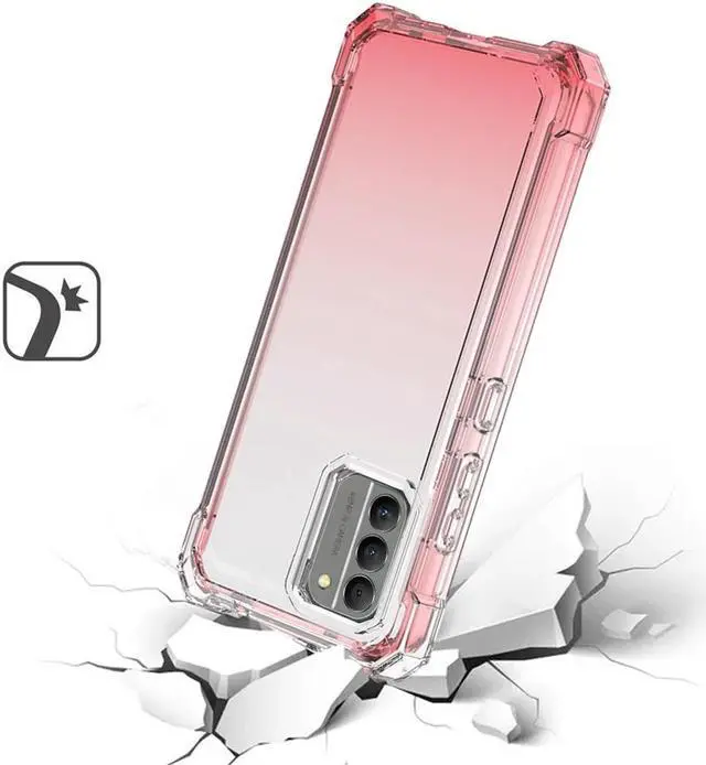 Alt view image 2 of 4 - Military Grade Rugged Hybrid Case for Nokia G400 5G - Gradient Red