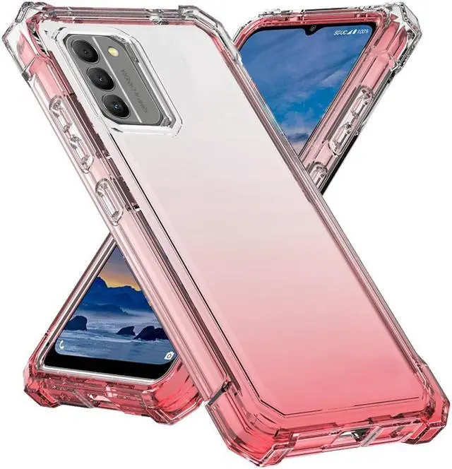 Alt view image 4 of 4 - Military Grade Rugged Hybrid Case for Nokia G400 5G - Gradient Red