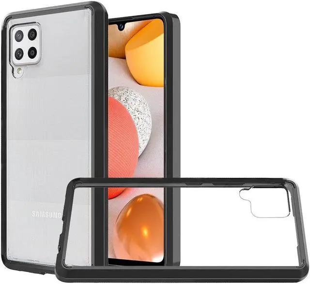 Main image of Fusion Shield Tough Snap-on Case for Samsung Galaxy A42 5G - Black