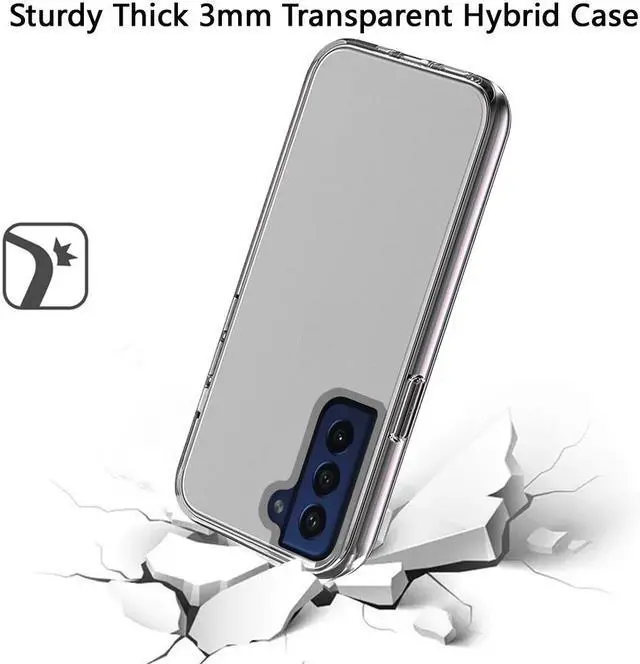 Alt view image 2 of 3 - Ultra Hybrid Transparent Case for Samsung Galaxy S23 Plus - Smoke