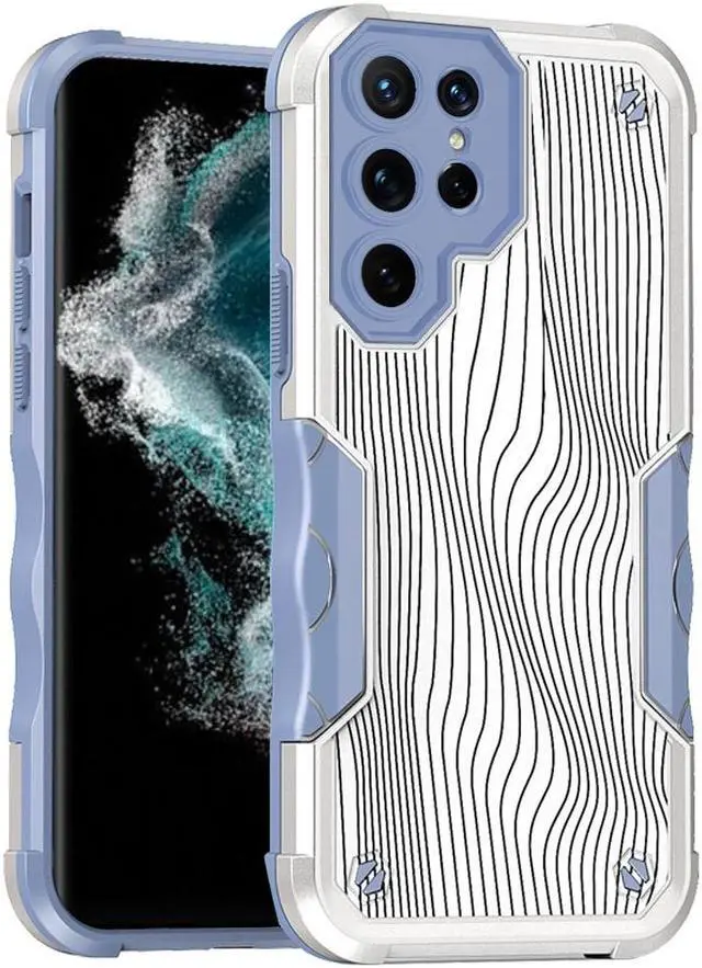 Main image of Military Grade Shockproof Hybrid Case for Samsung Galaxy S23 Ultra - Wave